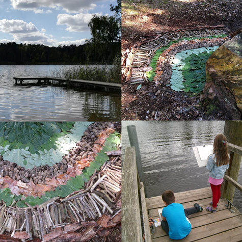 art with kids landart project